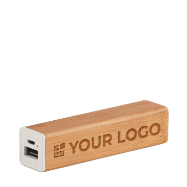 Power bank (bamboo), 2,200 mAh