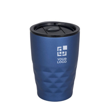 Geometric steel thermal mug, 350 ml