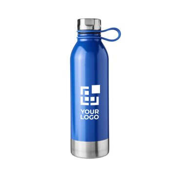 Large coloured steel bottle with silicone handle, 740 ml