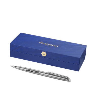 High-quality steel pen with blue ink, Waterman Hémisphère