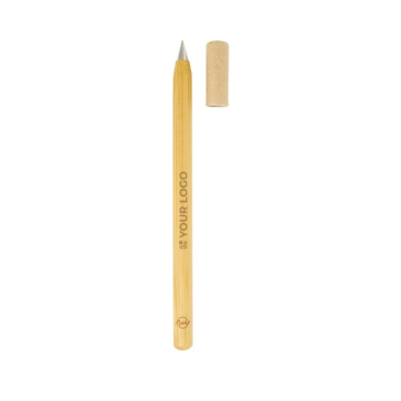 Bamboo pen with cap and endless writing function