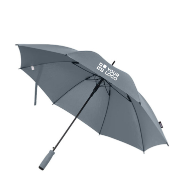 Automatic pongee umbrella made from recycled material, 8 panels, Ø85