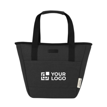 Insulated bag made of recycled material with comfortable handles