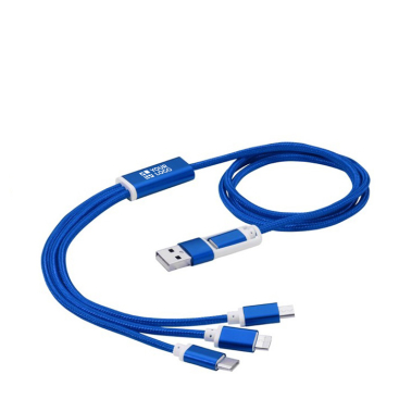 5-in-1 aluminium cable with copper coating and iOS output