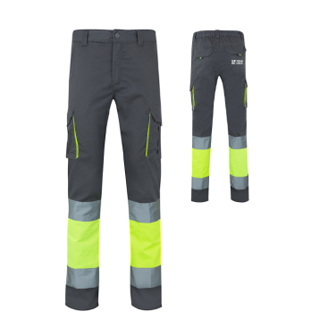 Extra-large elastic work trousers with pockets, 240 g/m2, 