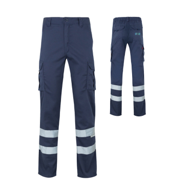 Unisex work trousers with reflective elements, 240 g/m2, 