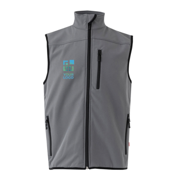 Softshell work vest with fleece lining, polyester, 280 g/m2, Velilla