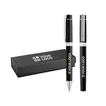 Writing set with rollerball & ballpoint pen, Gibson