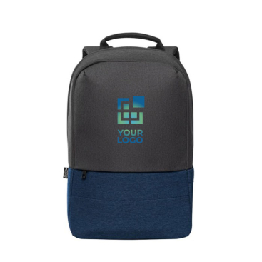 Anti-theft recycled polyester backpack for tablet and laptop, 15.6"