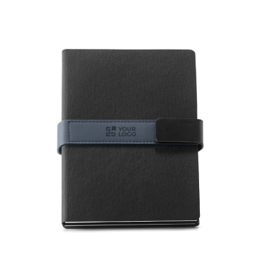 2 in 1 faux leather notebook, Branve® Twin A5