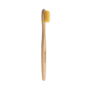 Bamboo toothbrush with kraft box