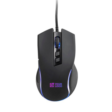 Gaming mouse with game buttons and 8 lighting modes