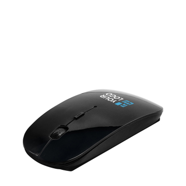 Wireless Bluetooth mouse made of ABS with logo, Curve Plus