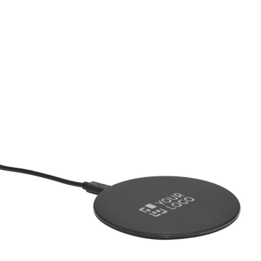 Wireless round quick charger with backlight