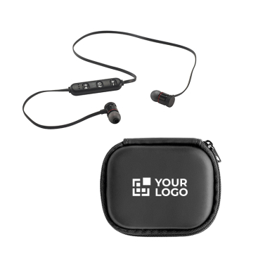 Earphones with Bluetooth 4.1 and cable in case