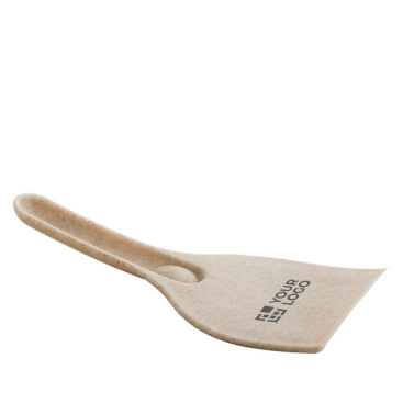 Sustainable ice scraper partly made from wheat straw