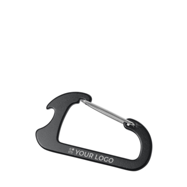 Bottle opener carabiner for athletes and hiking