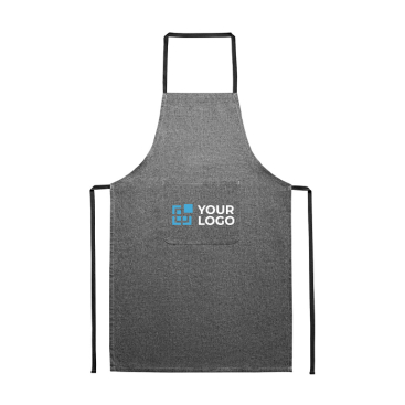 Recycled cotton apron with pocket, 140 g/m2