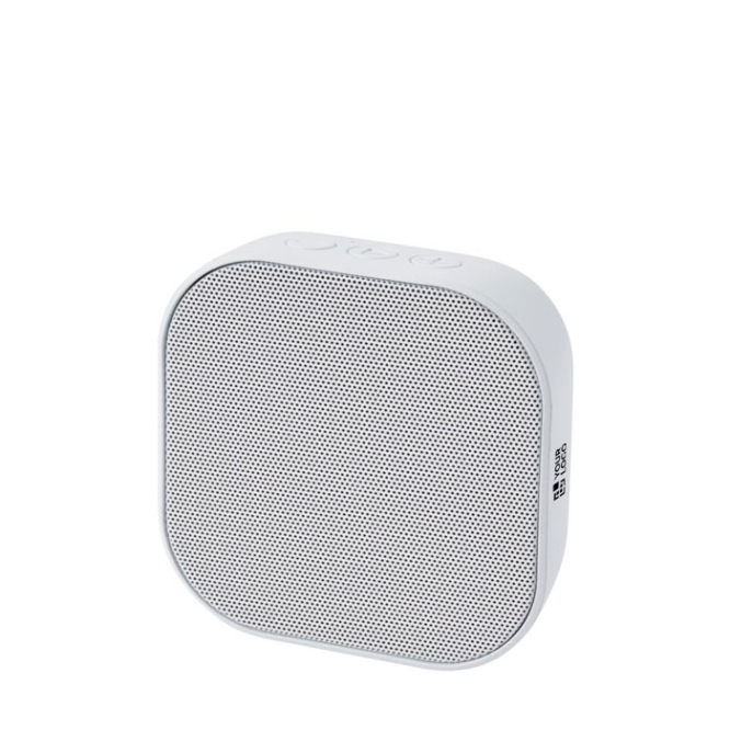 Mini recycled plastic speaker with music controls, 3W