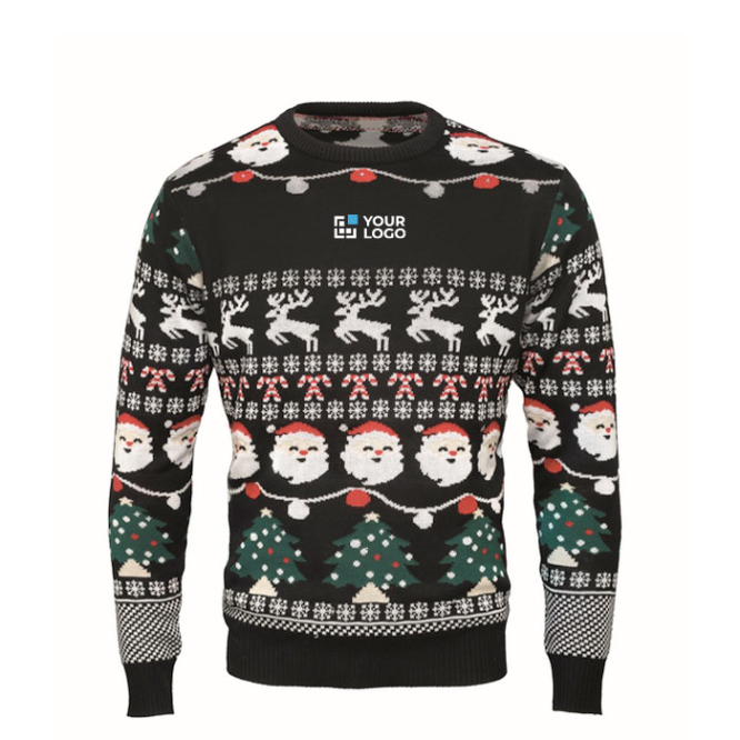 Christmas jumper with 10 LED lights, size L/XL