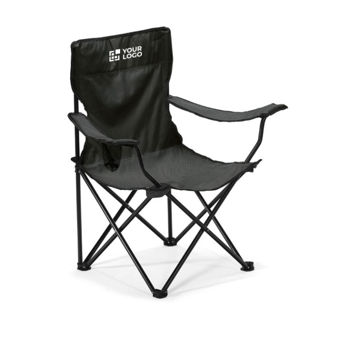 Folding camping chair made of polyester