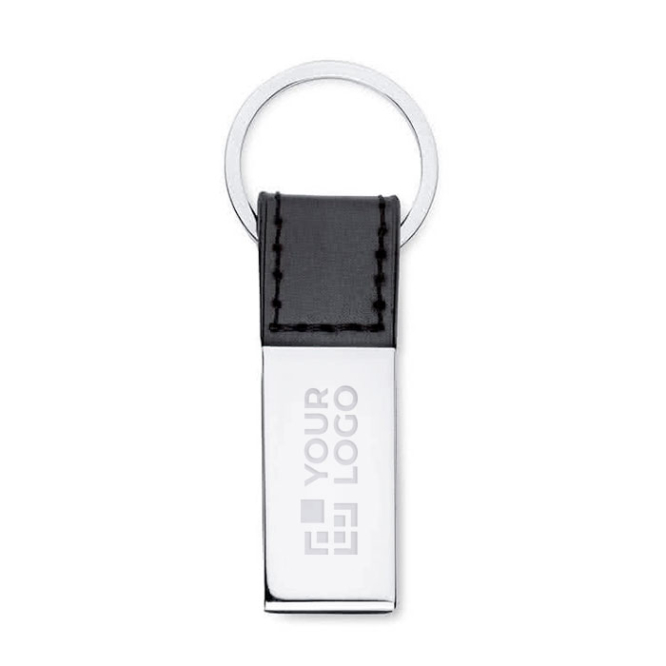 Classic metal plate keyring for promotions