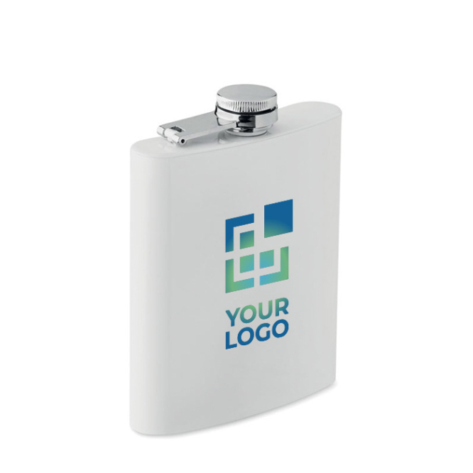 Stainless steel custom flask, 190 ml