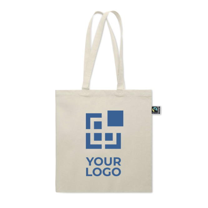 Fairtrade tote bag as a promotional item, 180 g/m2