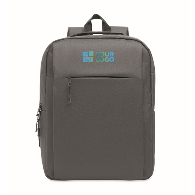 RPET backpack with laptop and tablet compartments, 10 and 15