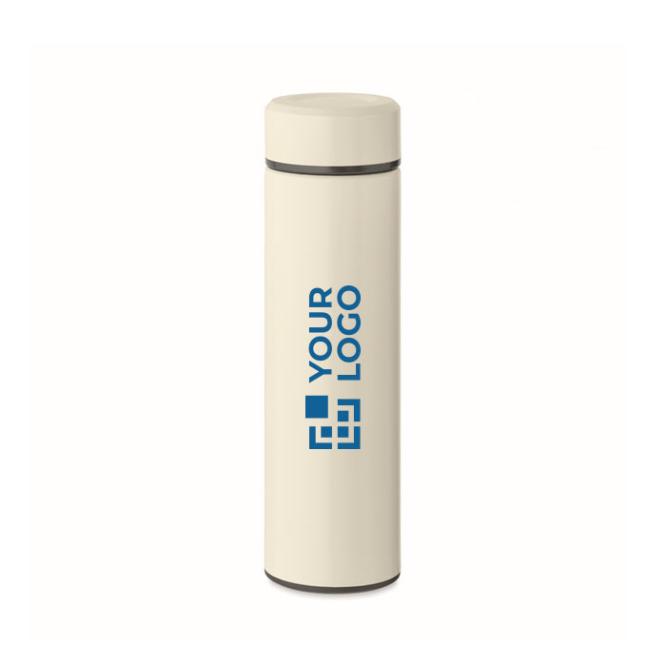 Recycled stainless steel thermal bottle, 420ml capacity