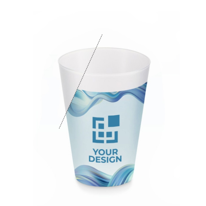 Sustainable, reusable cup made of PP for events, 300 ml