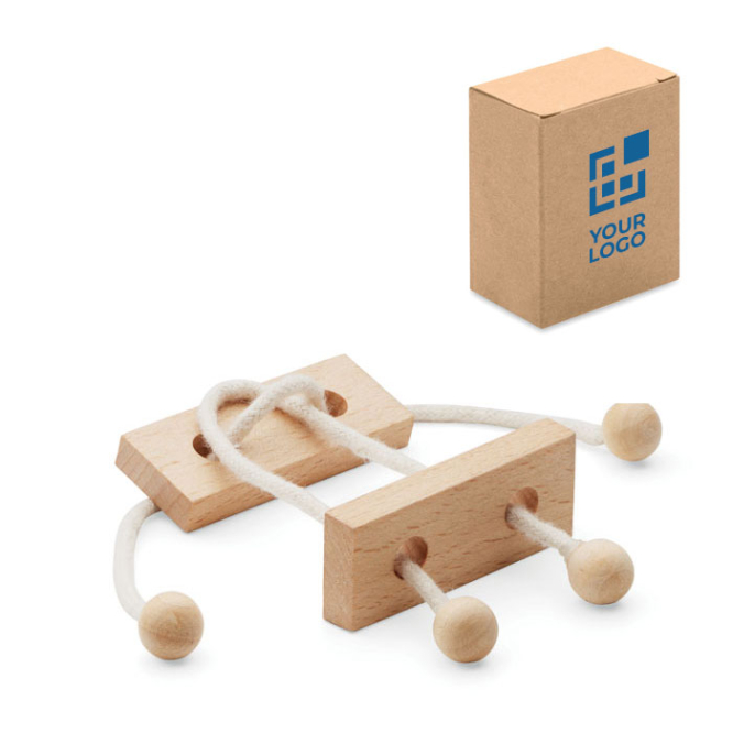 Wooden puzzle with rectangles for children