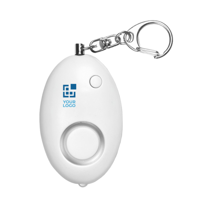 Mini alarm with LED light and keyring