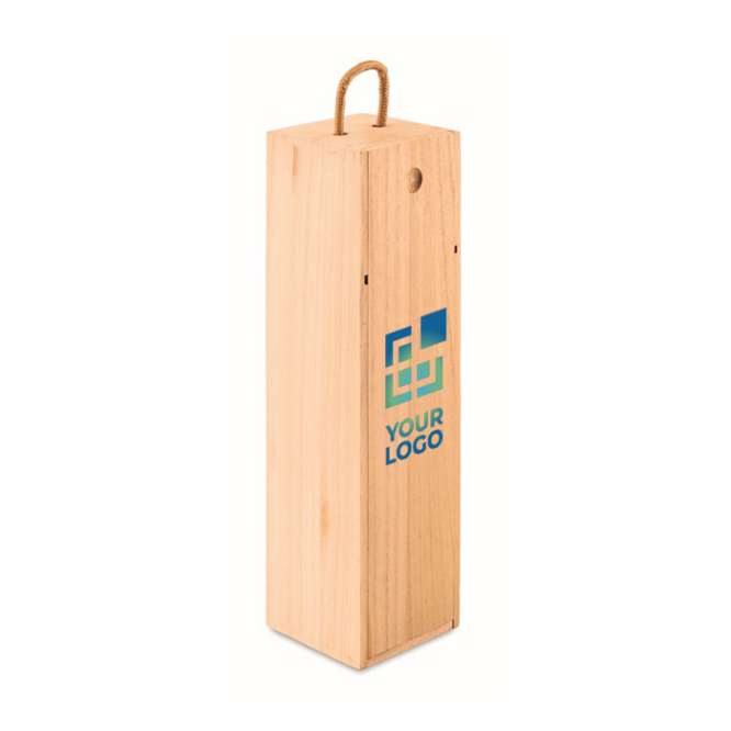 Wooden wine bottle box for gifting and Christmas promotions