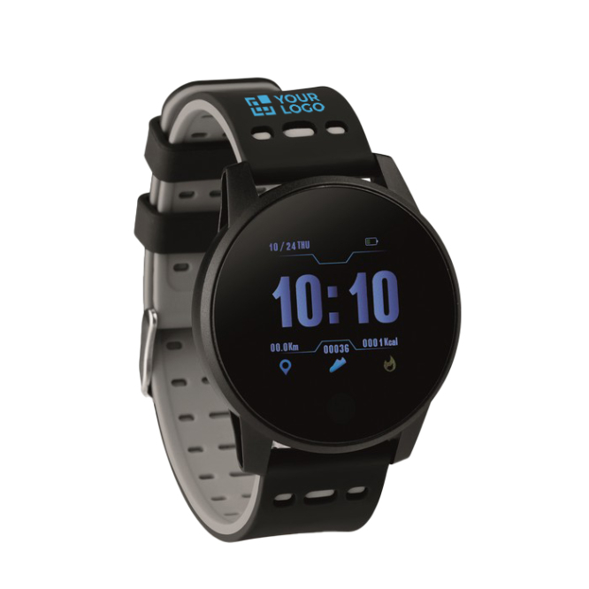 Waterproof smartwatch with pedometer for sports events