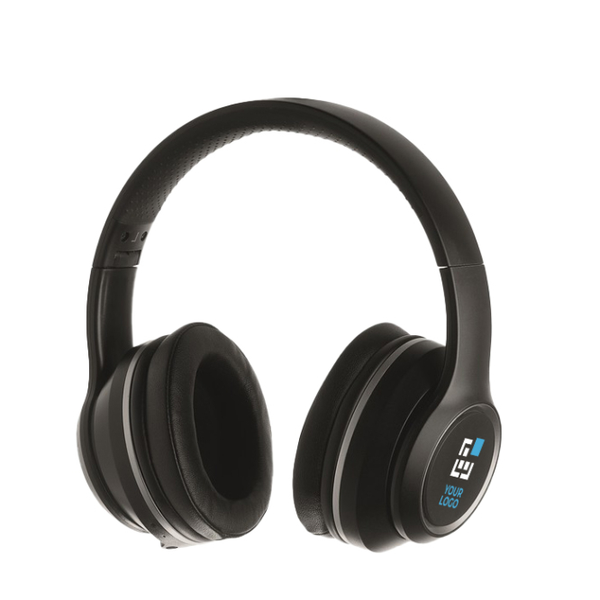 High-quality foldable headphones, black