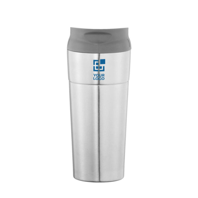 Thermal steel mug with pressure lid, 500 ml