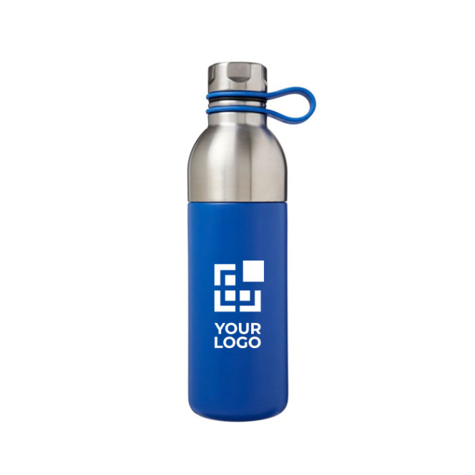 Elegant bicolor steel bottle, 590 ml