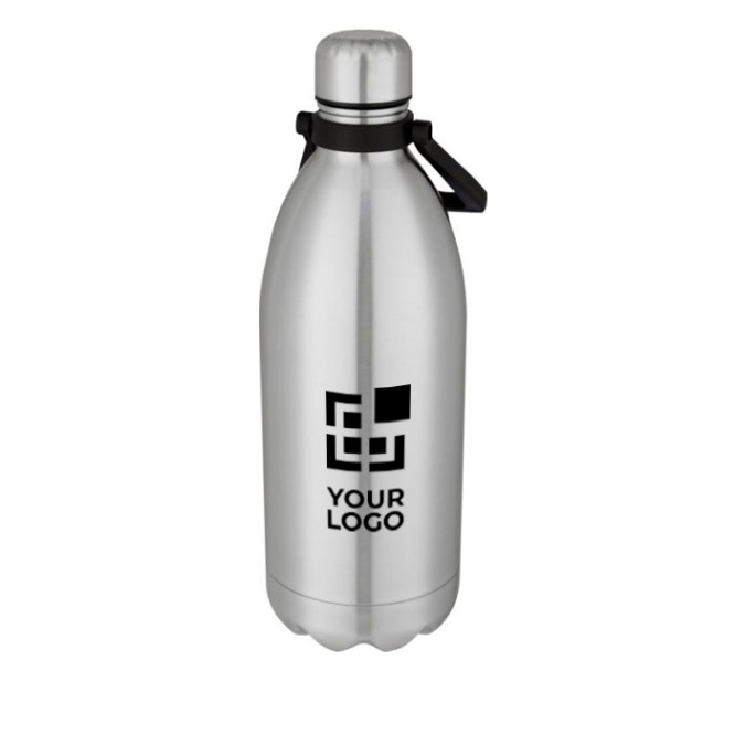 Extra-large thermal steel bottle with handle, 1.5 L