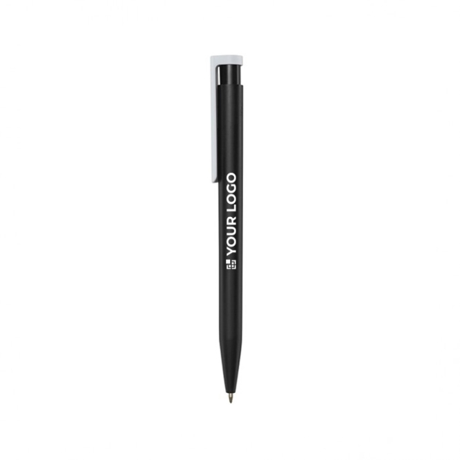 Recycled plastic pen in various colors, black ink