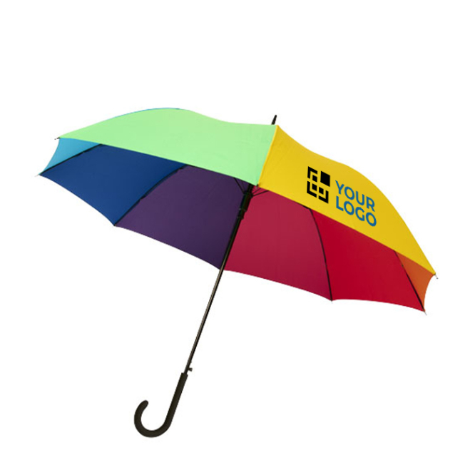 Multicolour umbrella, windproof, Ø102