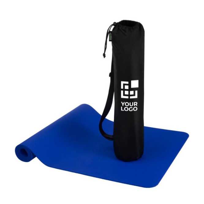 Recycled plastic non-slip yoga mat, 6mm