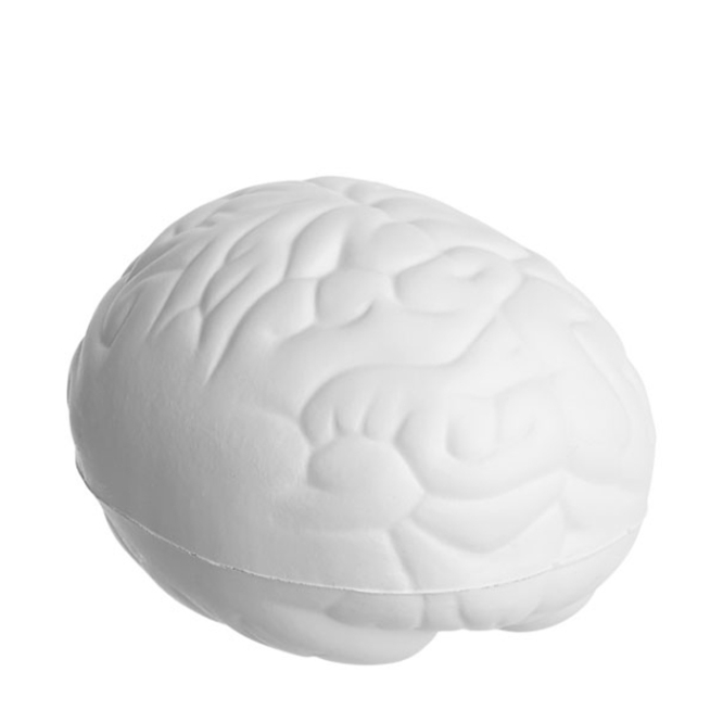 Stress ball in the shape of a brain