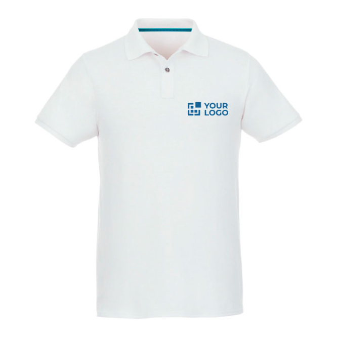 Polo shirt made of organic cotton and recycled polyester 220 g/m², Elevate NXT