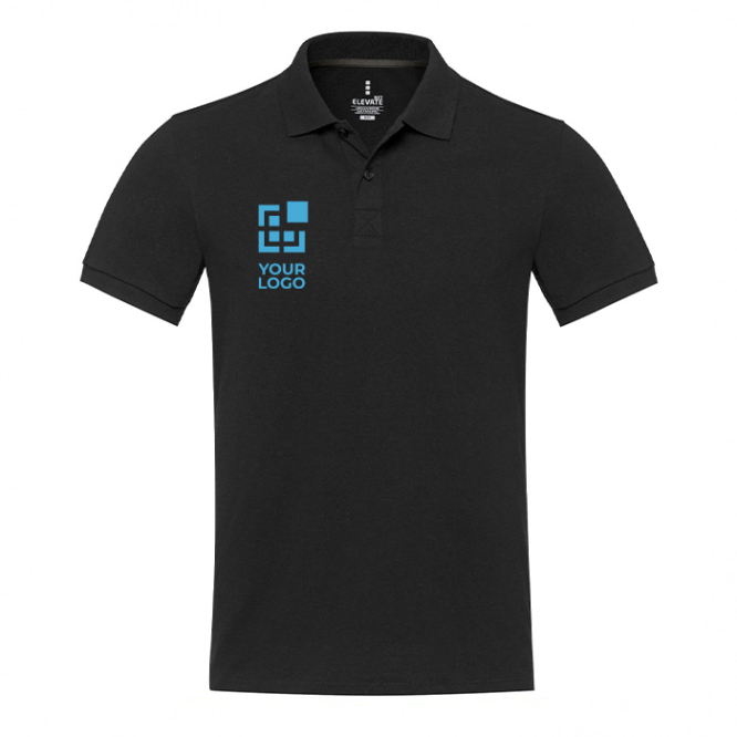 Unisex recycled cotton and polyester polo shirt, 200 g/m², Elevate NXT