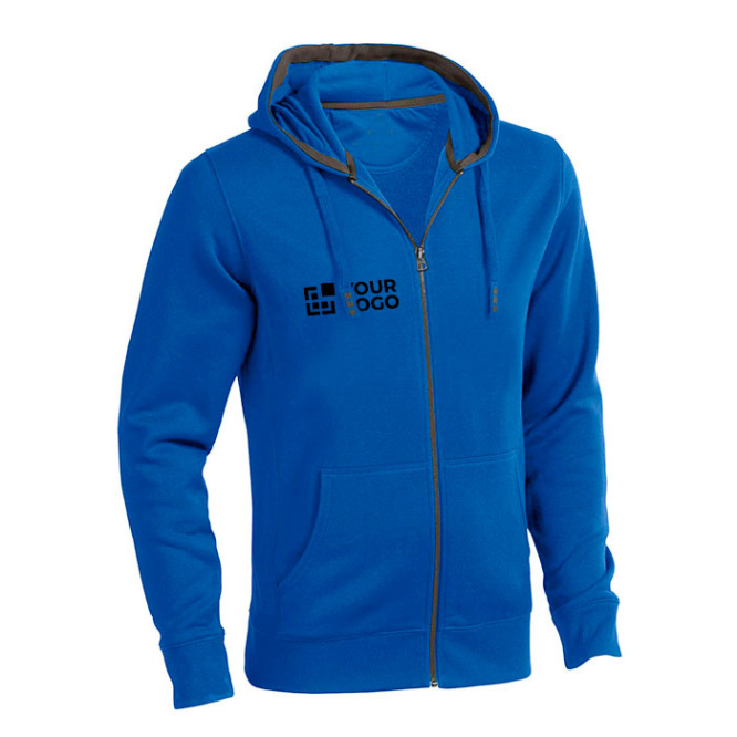 Cotton and polyester branded hoodie, 300 g/m², Elevate Life