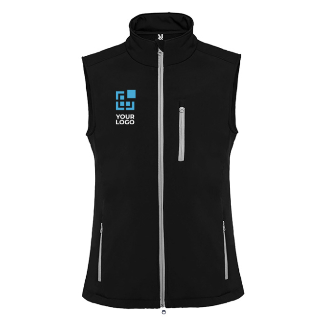 Unisex softshell vest made of polyester and elastane, 300 g/m², Roly