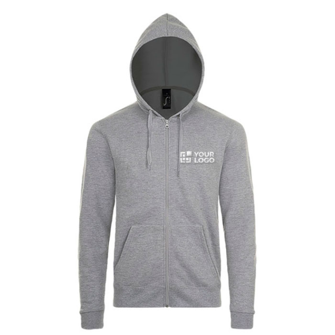 Unisex cotton and polyester hoodie, 260 g/m2, SOL'S Stone