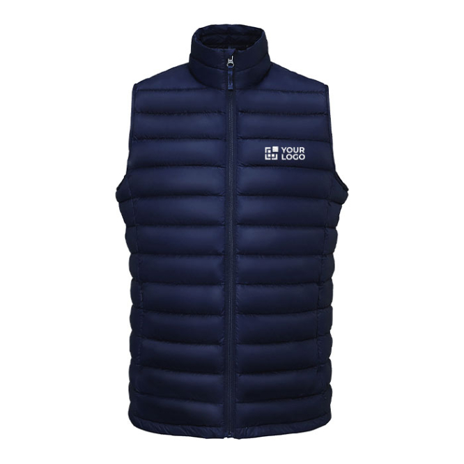 Padded men's corporate gilet, sorona & polyester, SOL'S Wilson BW