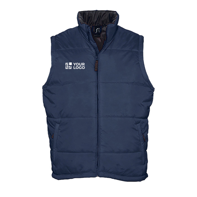 Padded polyamide gilet with two pockets, 210T, SOL'S Warm